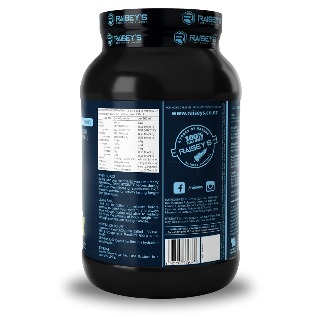 HYDRATE Electrolyte Sports Drink with Taste & Style