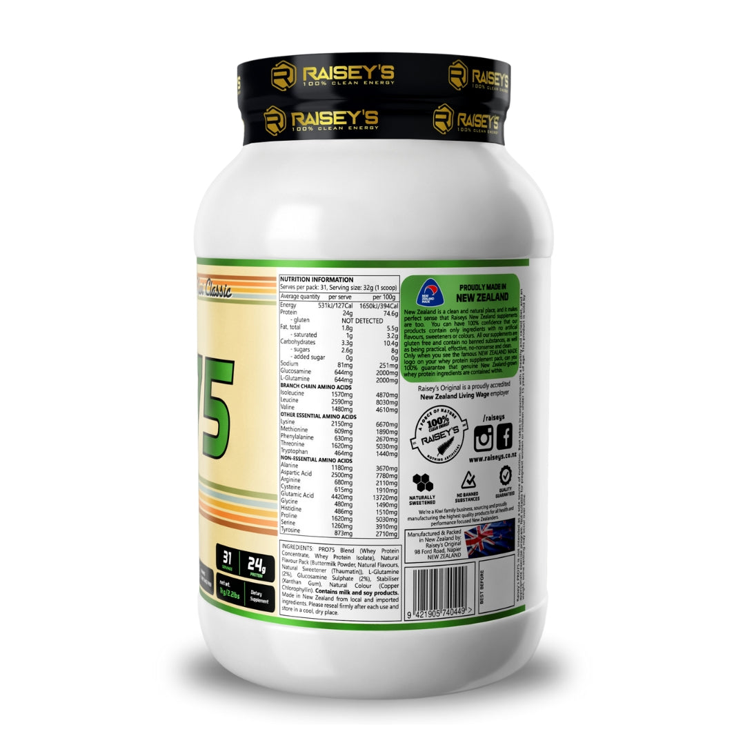 PRO75 KIWI CLASSIC Whey Protein 1kg