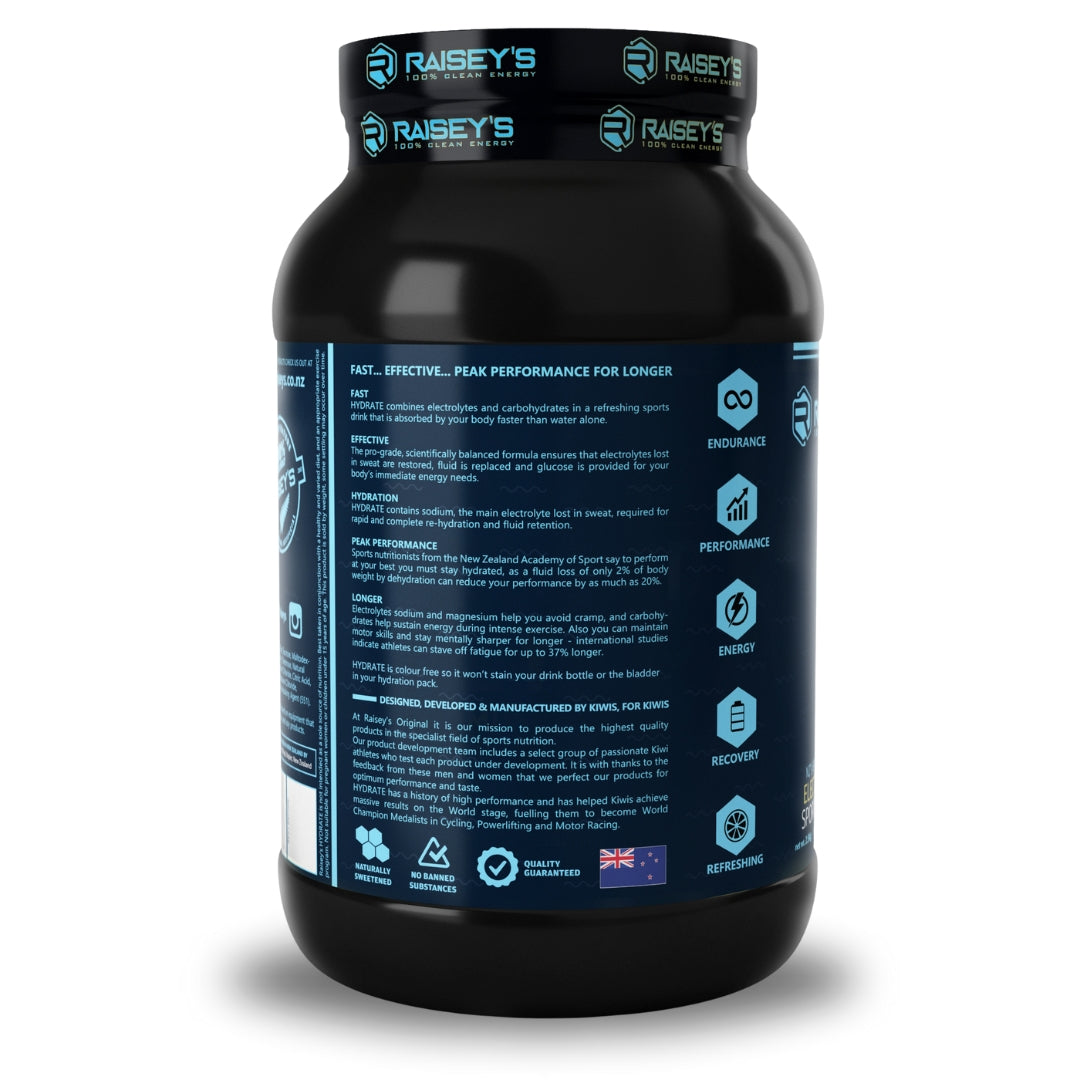 HYDRATE Electrolyte Sports Drink with Taste & Style