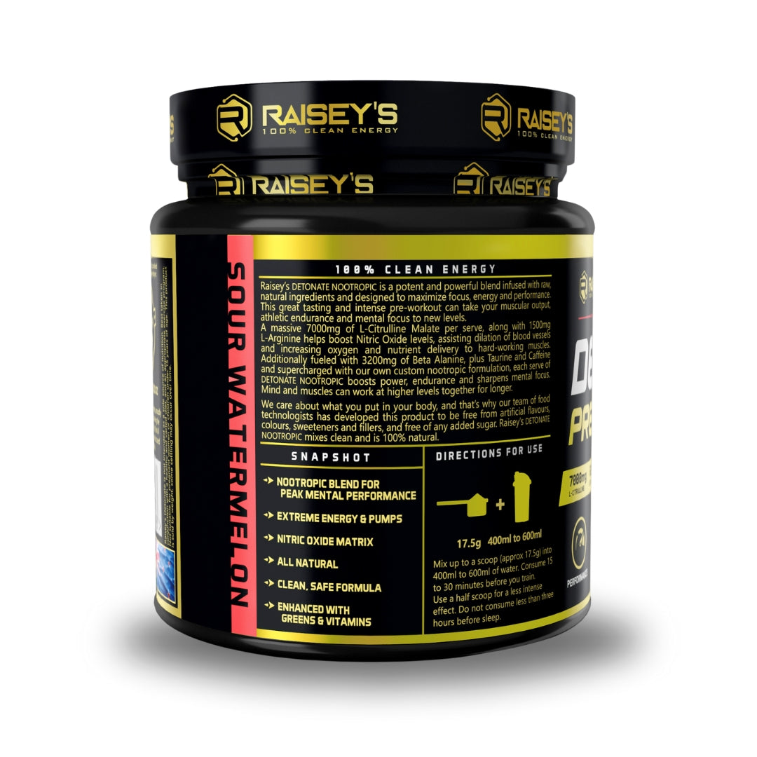 DETONATE V2 NOOTROPIC Pre-Workout