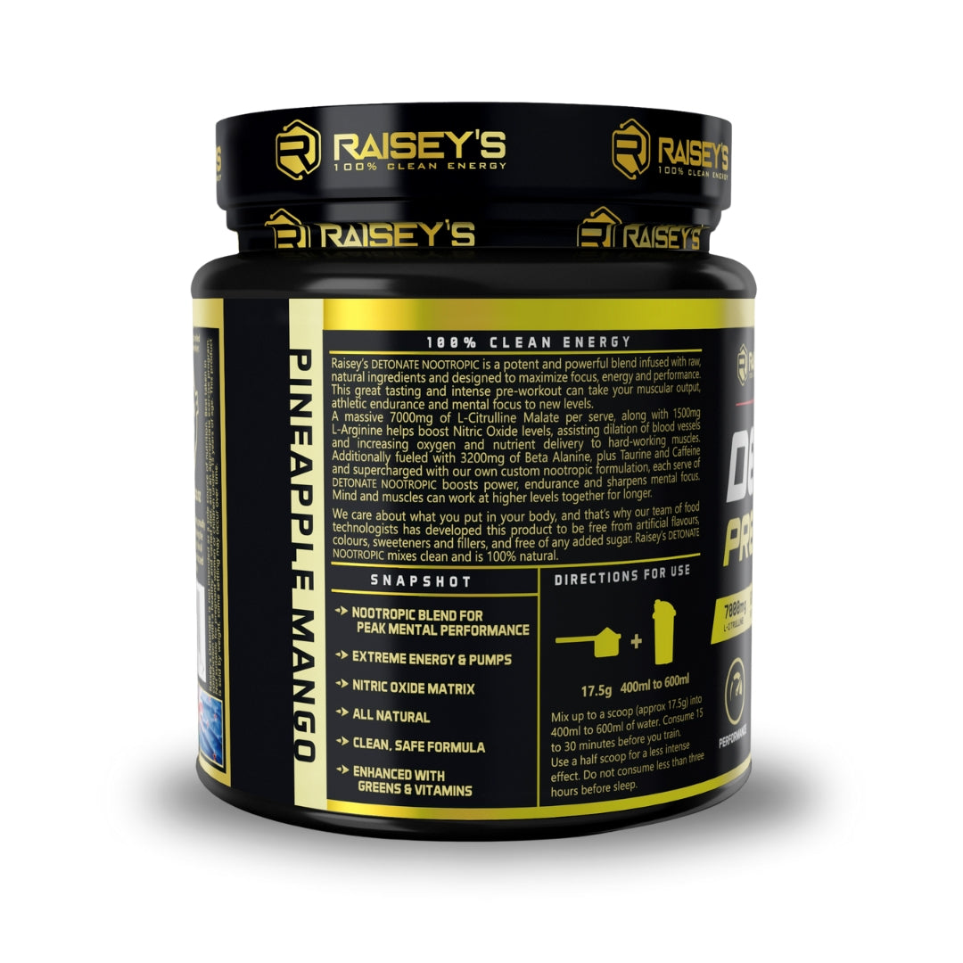 DETONATE V2 NOOTROPIC Pre-Workout