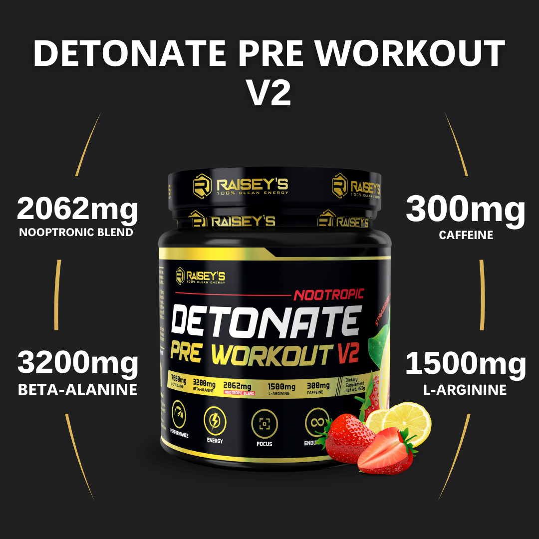 DETONATE V2 NOOTROPIC Pre-Workout