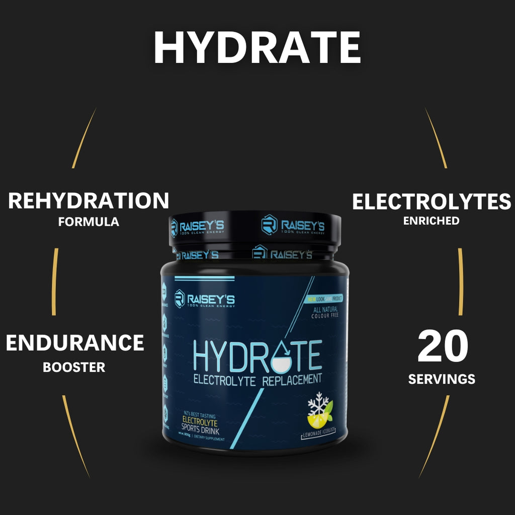 HYDRATE Electrolyte Sports Drink with Taste & Style