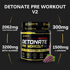 DETONATE V2 NOOTROPIC Pre-Workout