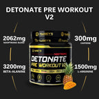 DETONATE V2 NOOTROPIC Pre-Workout