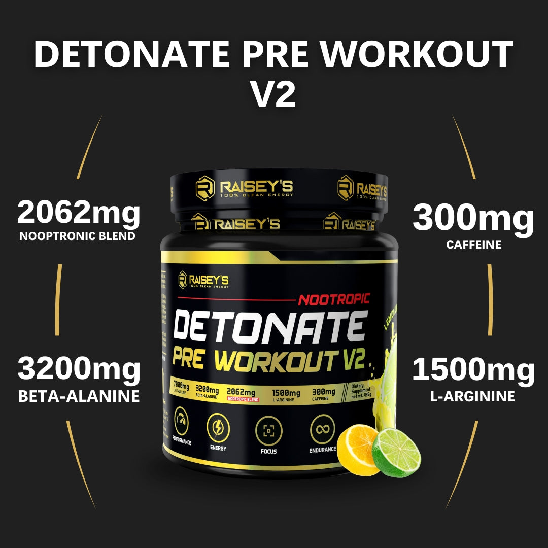 DETONATE V2 NOOTROPIC Pre-Workout