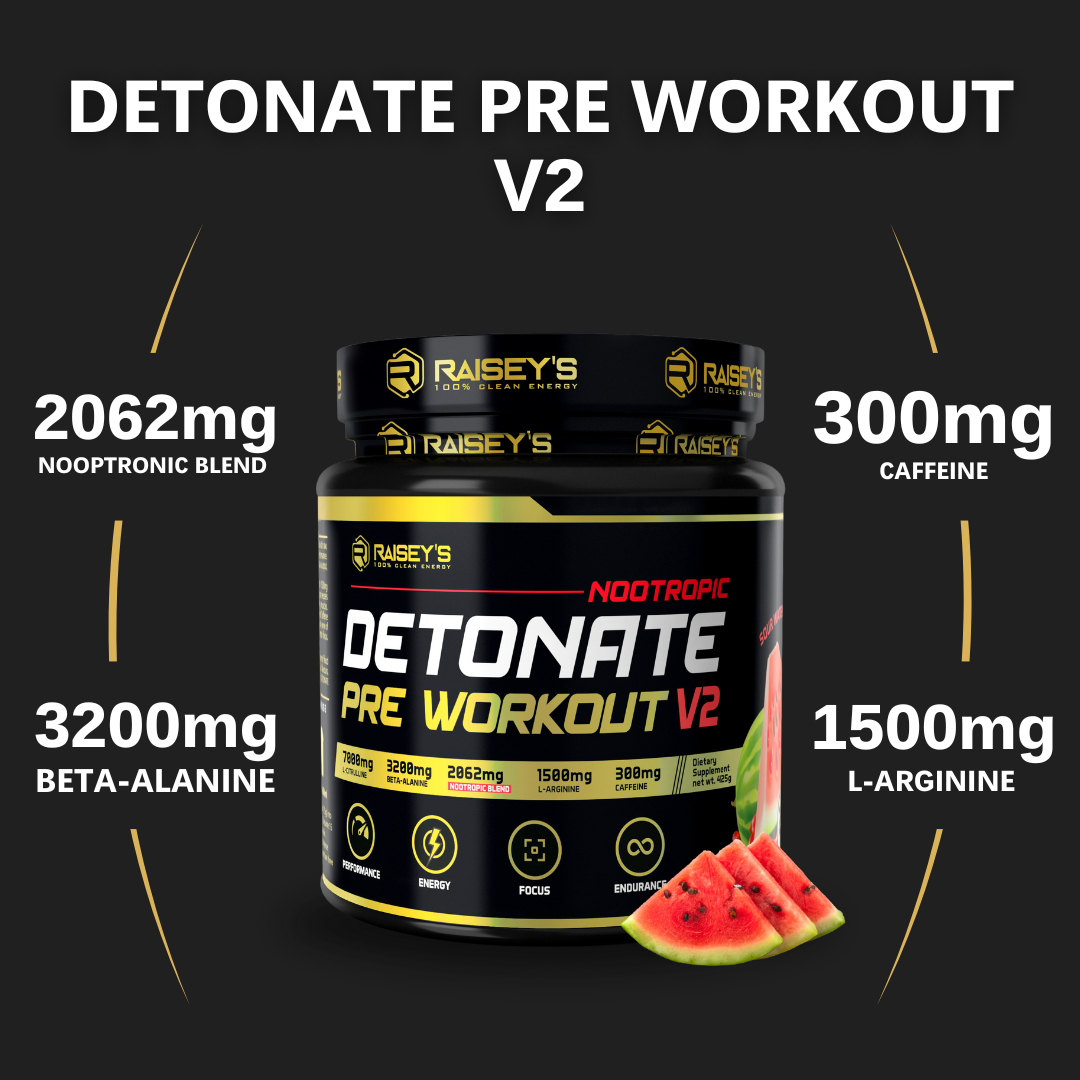 DETONATE V2 NOOTROPIC Pre-Workout