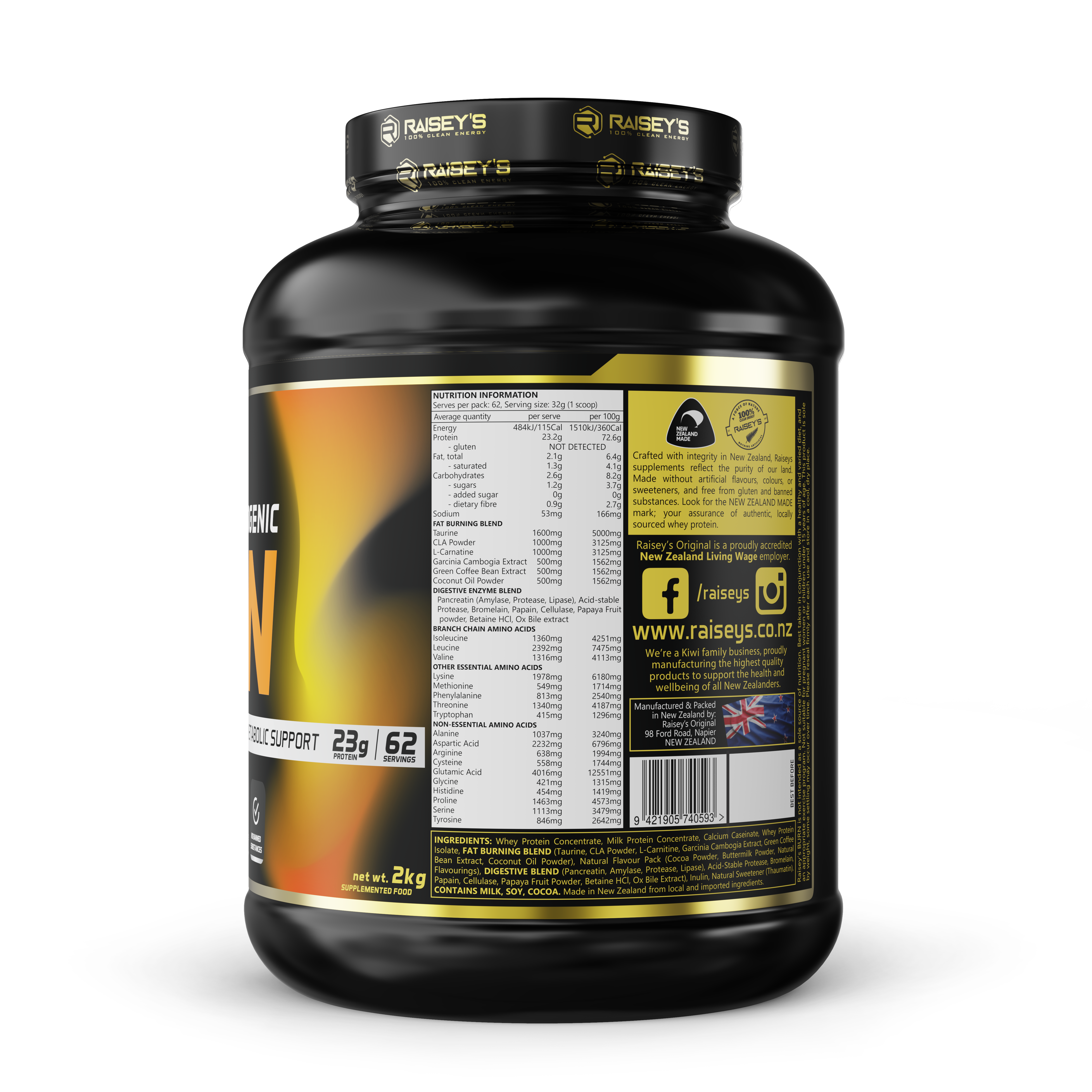 Burn Thermogenic Whey Protein