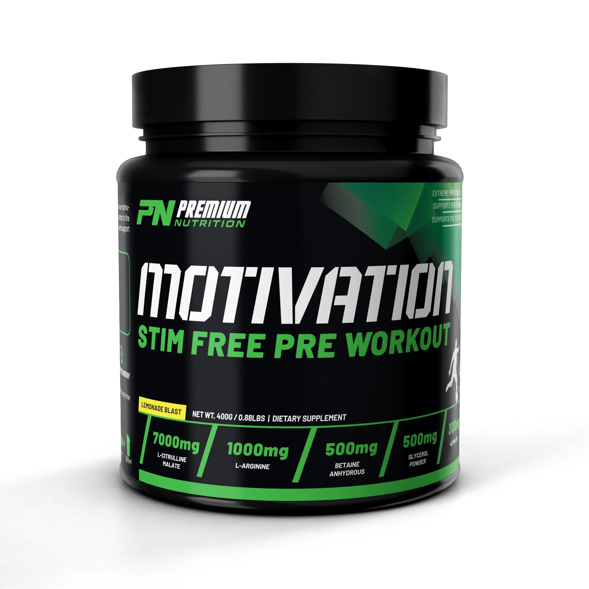 Premium MOTIVATION Stim Free Pre-Workout 400g