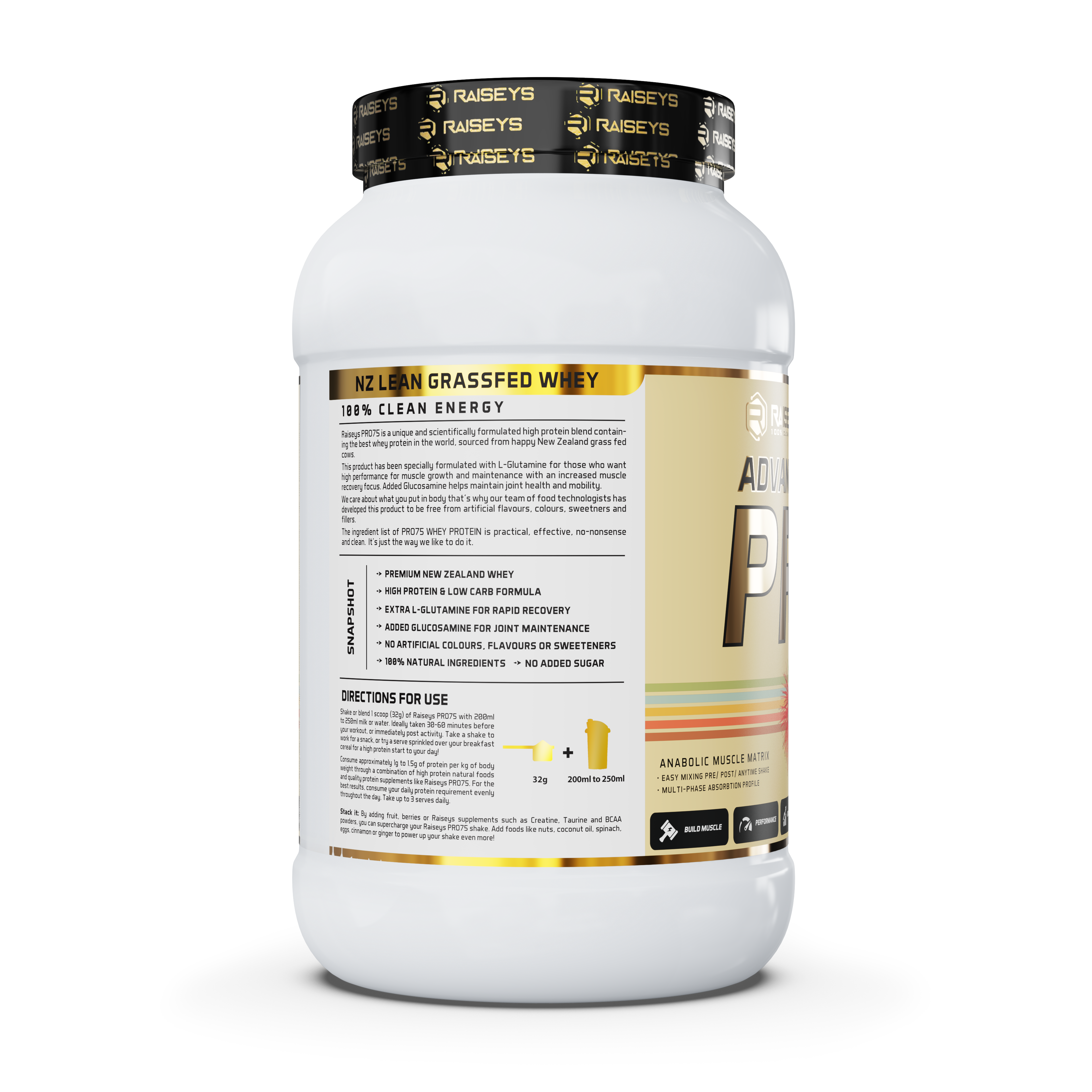 PRO75 KIWI CLASSIC Whey Protein 1kg