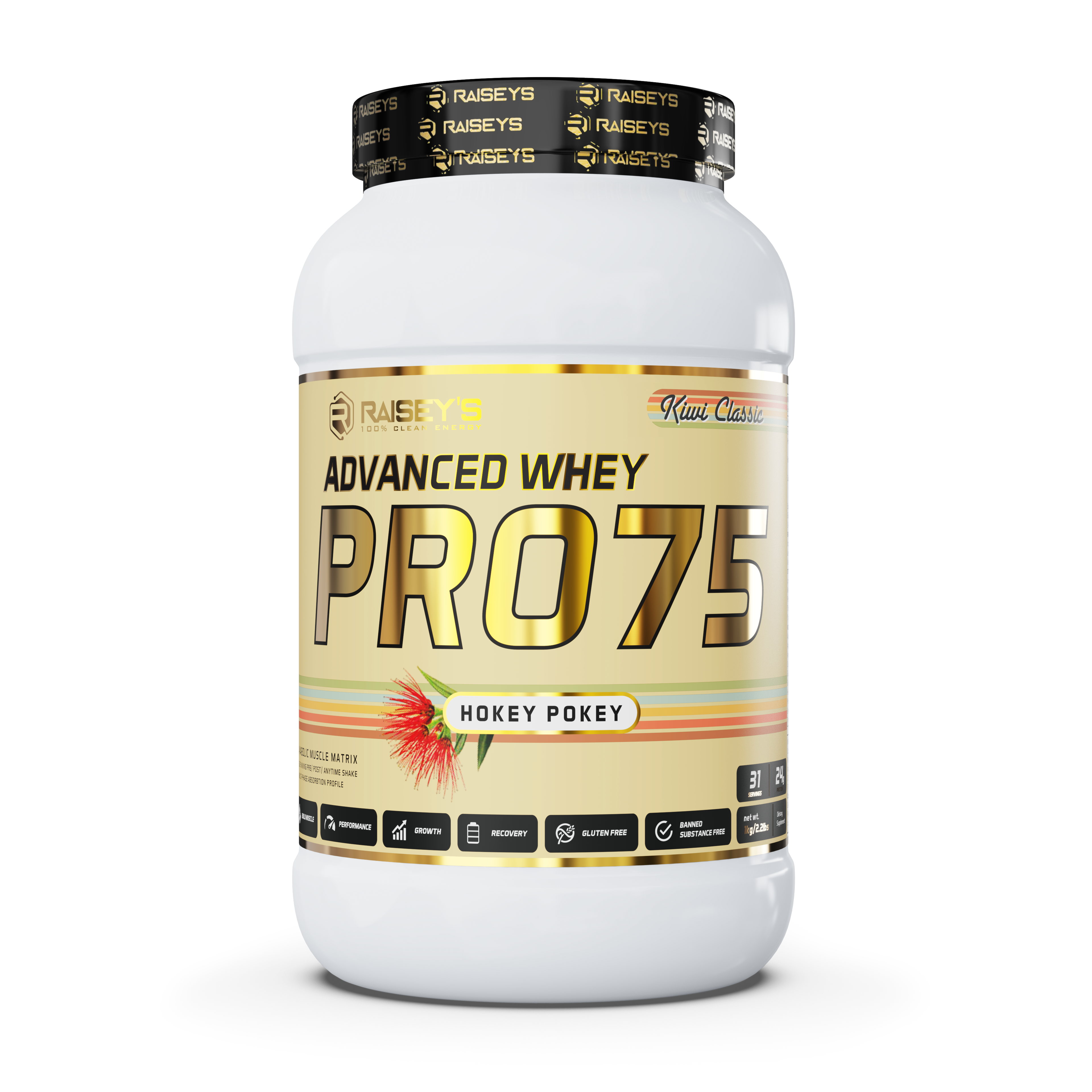 PRO75 KIWI CLASSIC Whey Protein 1kg