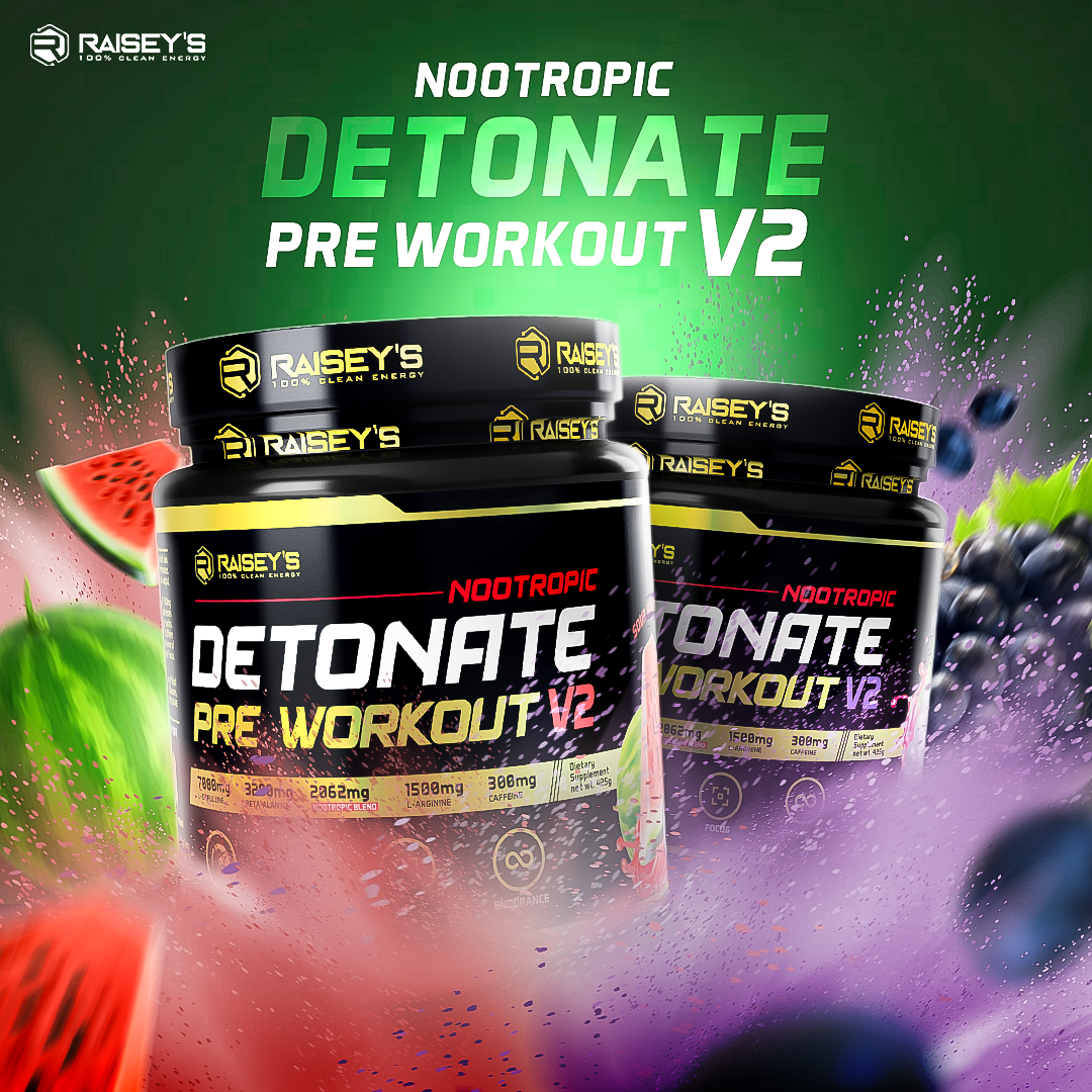 DETONATE V2 NOOTROPIC Pre-Workout